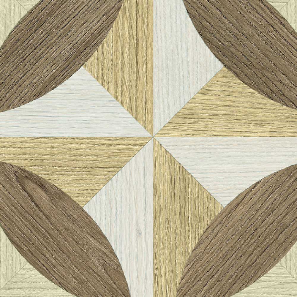 8x8 Domino Foglie Matte Wood Grain Look Porcelain Tile