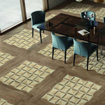 8x8 Domino Riflesso Matte Wood Grain Look Porcelain Tile 8x8 Domino Riflesso Matte Wood Grain Look Porcelain Tile - American Tile Depot