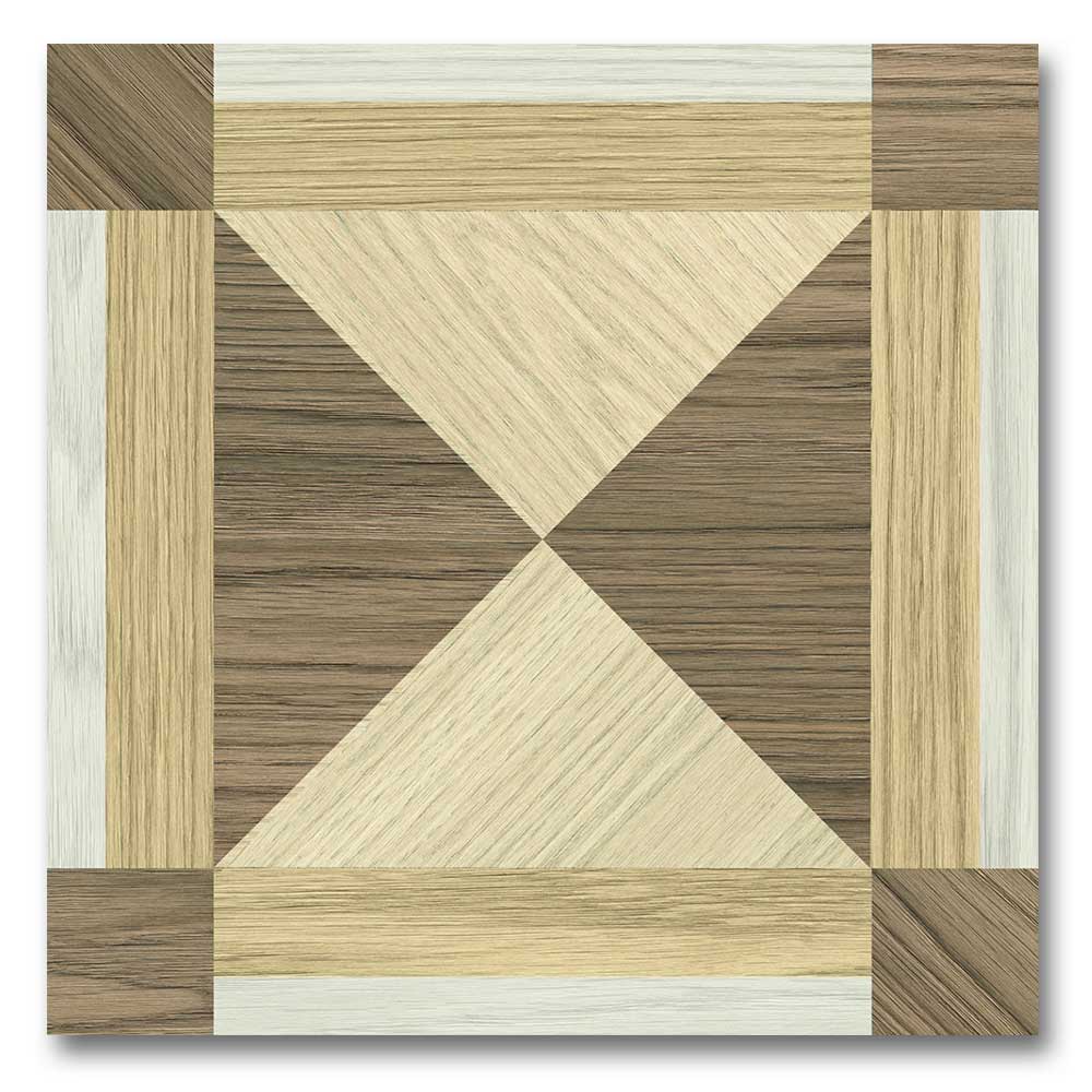 8x8 Domino Riquadro Matte Wood Grain Look Porcelain Tile