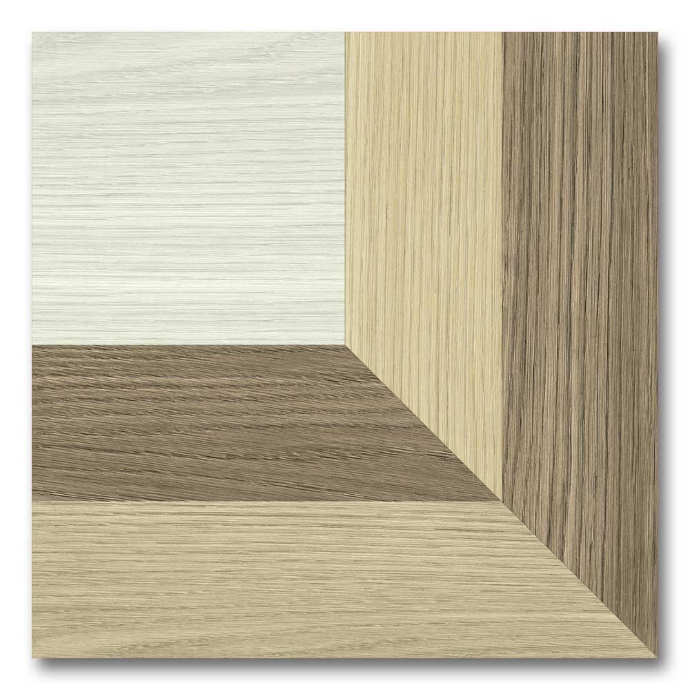 8x8 Domino Ventaglio Matte Wood Grain Look Porcelain Tile