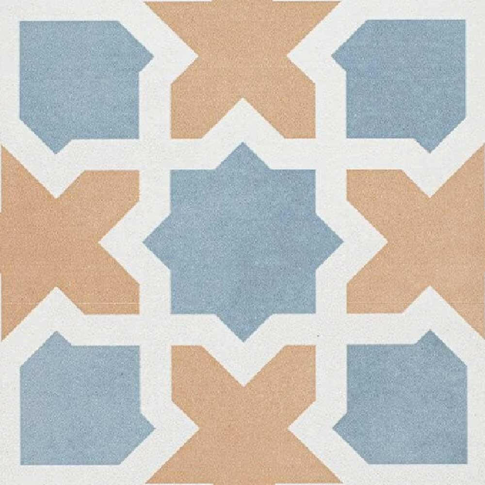 8x8 Faience Multicolor Deco Ceramic Wall Tile 8x8 Faience Multicolor Deco Ceramic Wall Tile - American Tile Depot