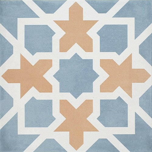 8x8 Faience Multicolor Deco Ceramic Wall Tile 8x8 Faience Multicolor Deco Ceramic Wall Tile - American Tile Depot