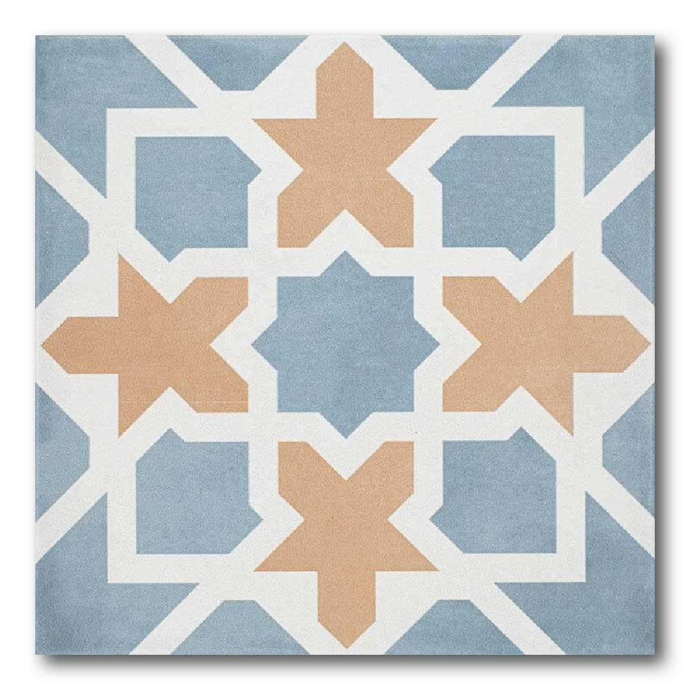 8x8 Faience Multicolor Deco Ceramic Wall Tile 8x8 Faience Multicolor Deco Ceramic Wall Tile - American Tile Depot