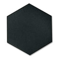 8x9 Alabaster Carbon Hexagon Matte Ceramic