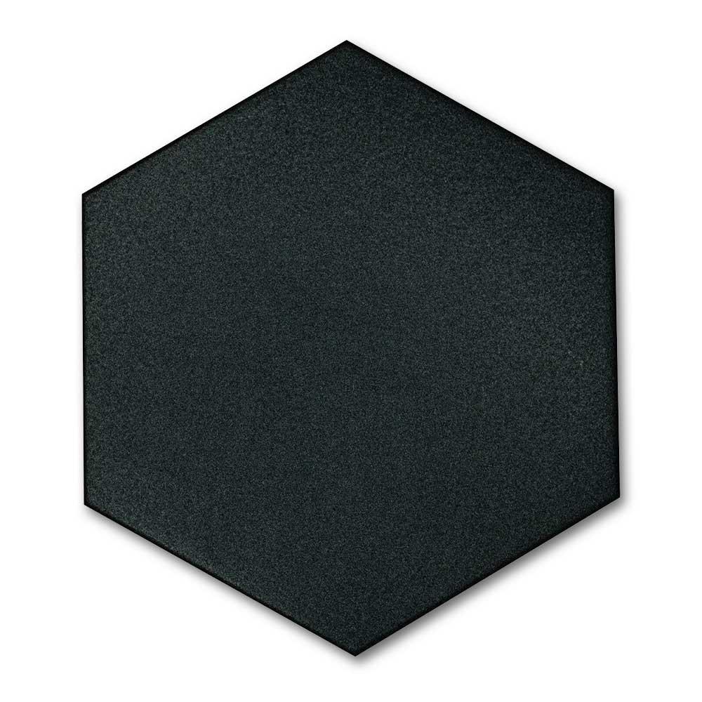 8x9 Alabaster Carbon Hexagon Matte Ceramic Wall Tile 8x9 Alabaster Carbon Hexagon Matte Ceramic Wall Tile - American Tile Depot