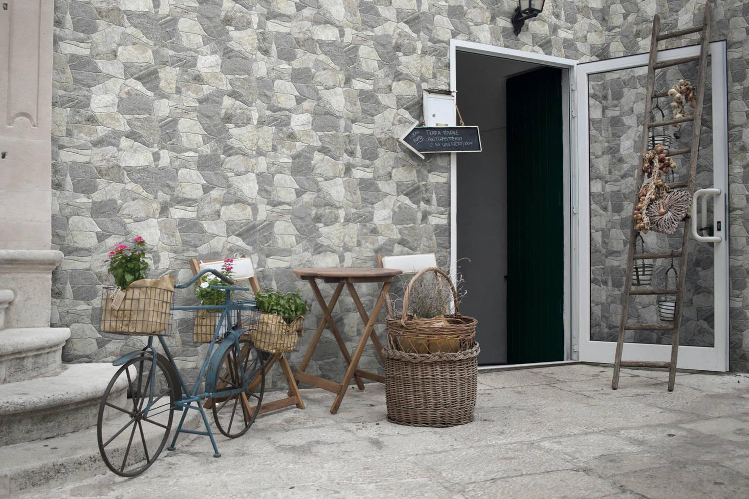 9x18 Belcaire Gris Matte Flagstone Look Color Porcelain Tile 9x18 Belcaire Gris Matte Flagstone Look Color Porcelain Tile - American Tile Depot