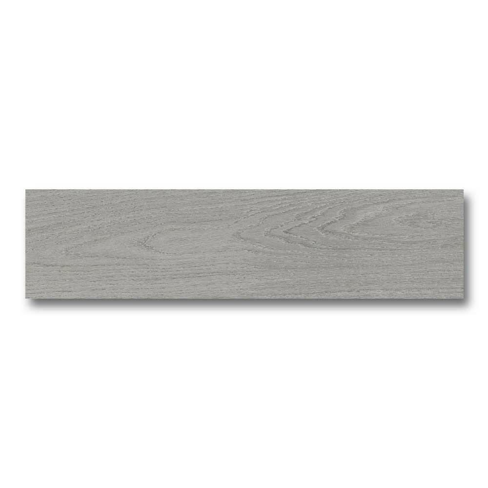 9x35 Quintessence Silver Wood Grain Look Matte Porcelain Tile