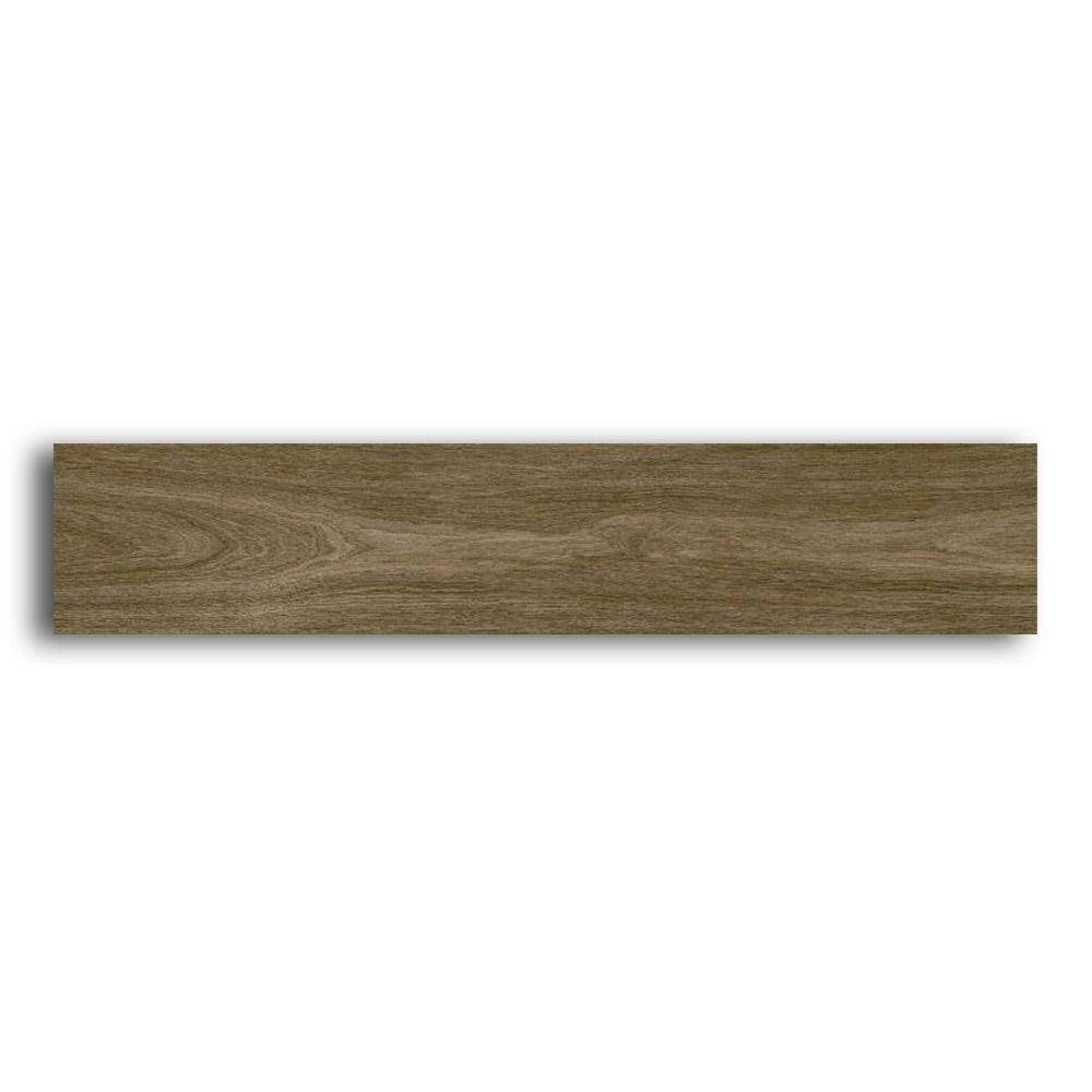 9x48 Montara Nut Matte Wood Look Porcelain Tile - American Tile Depot