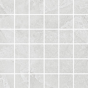 2x2 Avelia Blanco Stone Look Square Porcelain Mosaic Tile 2x2 Avelia Blanco Stone Look Square Porcelain Mosaic Tile - American Tile Depot