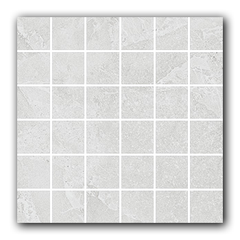 2x2 Avelia Blanco Stone Look Square Porcelain Mosaic Tile 2x2 Avelia Blanco Stone Look Square Porcelain Mosaic Tile - American Tile Depot