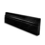 Absolute Black Granite Polished 4 3/4x12 Baseboard Trim Molding - American Tile Depot