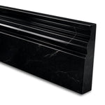 Absolute Black Granite Polished 4 3/4x12 Baseboard Trim Molding - American Tile Depot