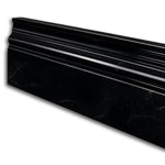 Absolute Black Granite Polished 4 3/4x12 Baseboard Trim Molding - American Tile Depot