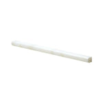 Afyon White Marble Polished 1/2x12 Pencil Liner - American Tile Depot