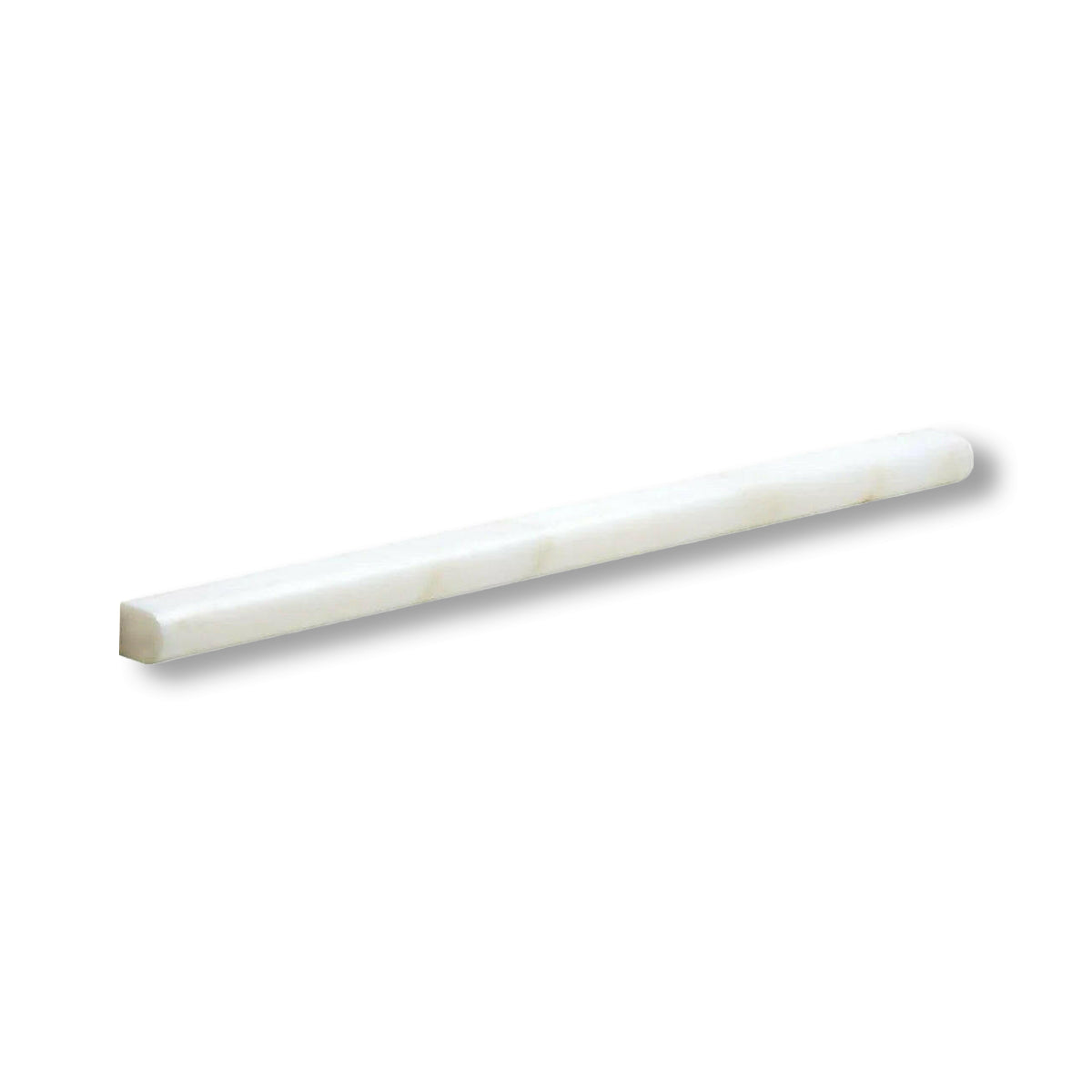 Afyon White Marble Polished 1/2x12 Pencil Liner