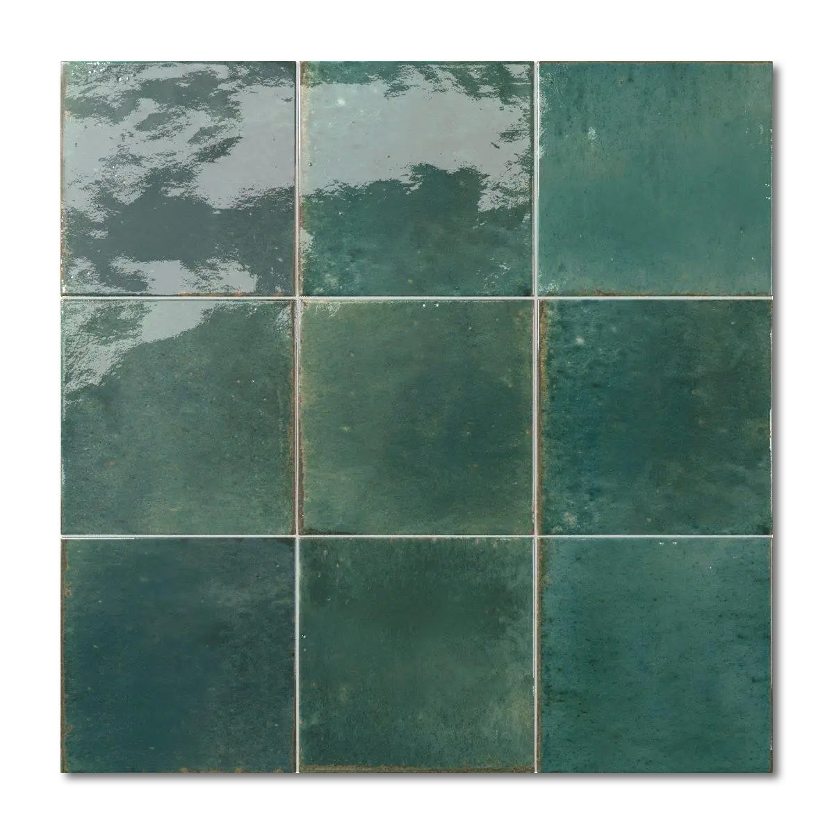 6x6 Pigment Selva Glossy Porcelain Tile - American Tile Depot