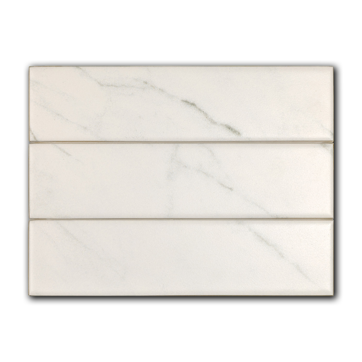 2x8 Lumina Bianco Matte Marble Look Ceramic Tile 2x8 Lumina Bianco Matte Marble Look Ceramic Tile - American Tile Depot