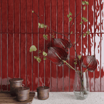 2x20 Resina Ruby Glossy Ceramic Tile 2x20 Resina Ruby Glossy Ceramic Tile - American Tile Depot