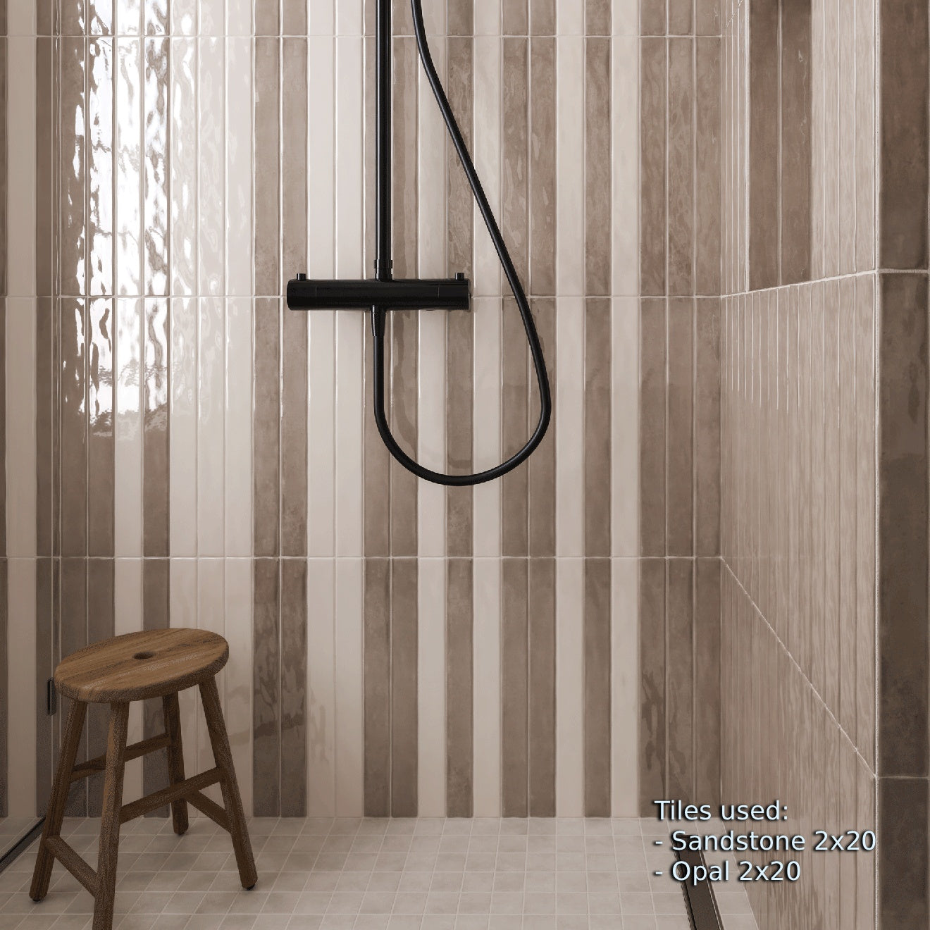 2x20 Resina Sandstone Glossy Ceramic Tile 2x20 Resina Sandstone Glossy Ceramic Tile - American Tile Depot