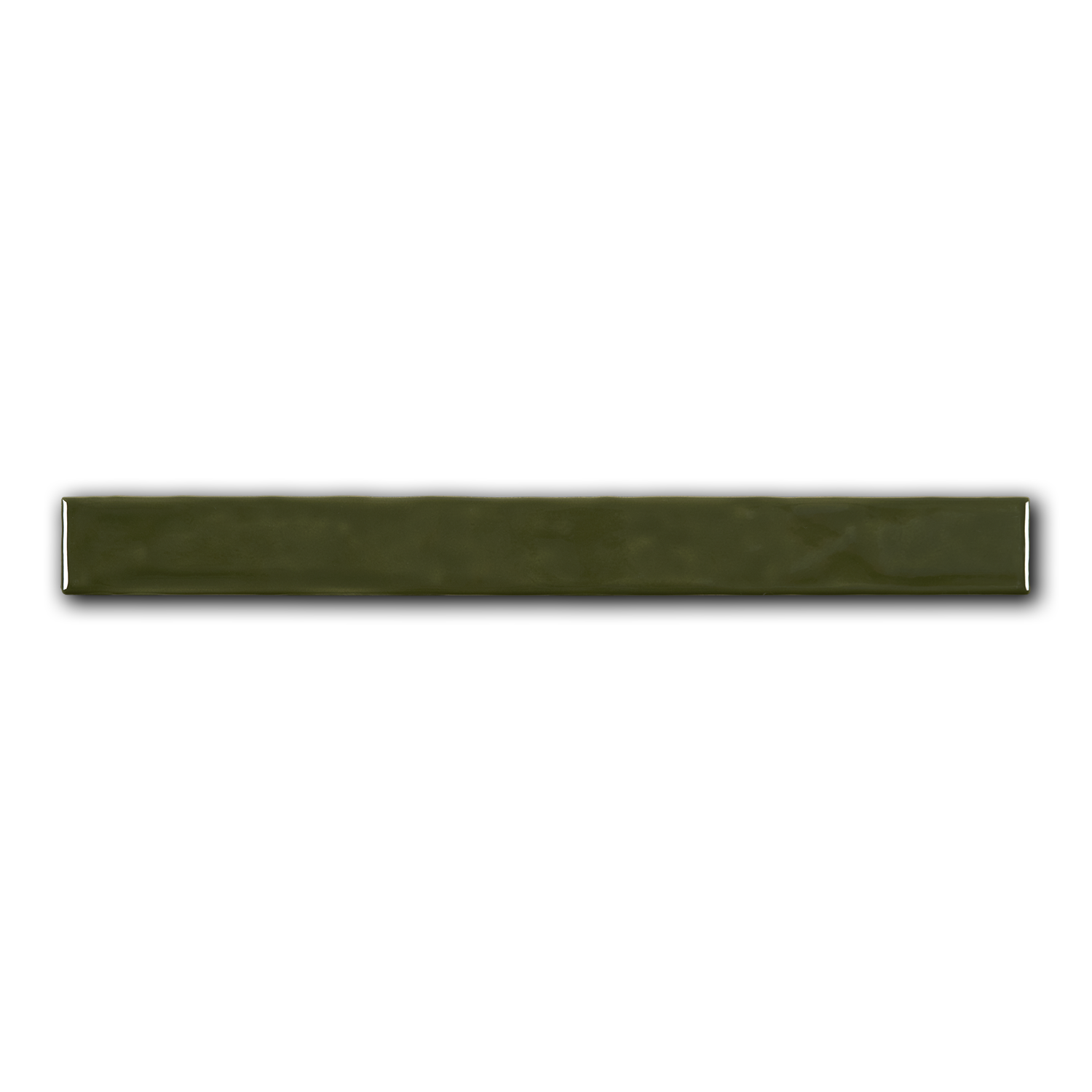 2x20 Resina Emerald Green Glossy Ceramic Tile 2x20 Resina Emerald Green Glossy Ceramic Tile - American Tile Depot