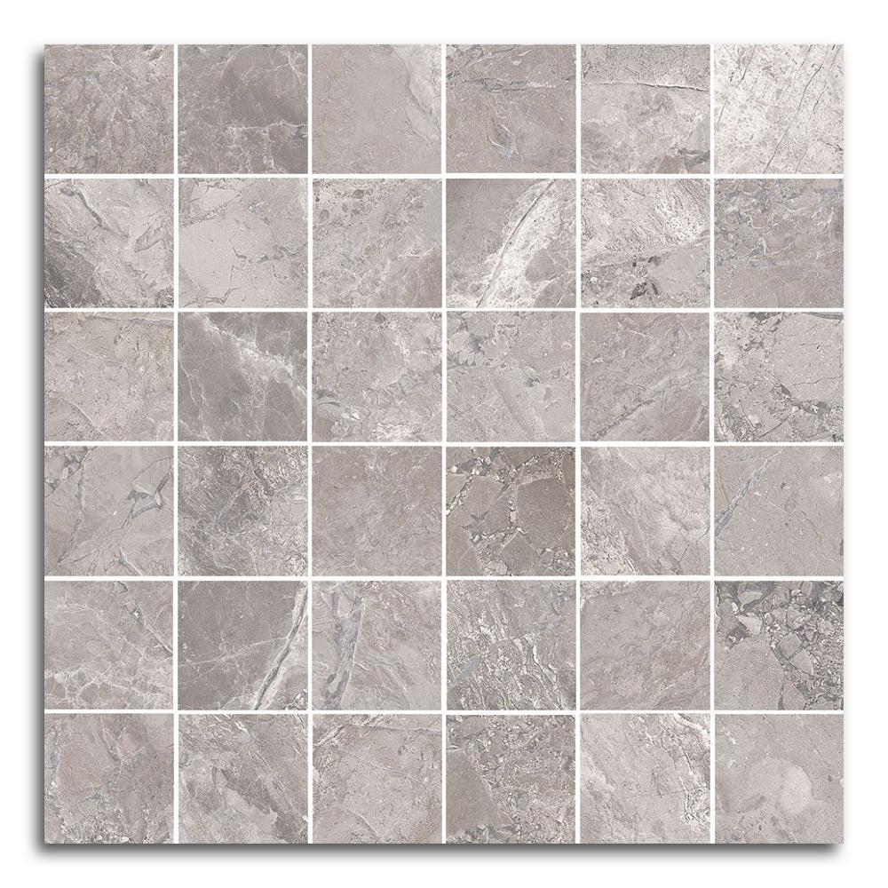 Apex Beige Naturale Square Porcelain Mosaic Tile Apex Beige Naturale Square Porcelain Mosaic Tile - American Tile Depot
