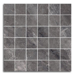 Apex Charcoal Natural Square Porcelain Mosaic Tile Apex Charcoal Natural Square Porcelain Mosaic Tile - American Tile Depot