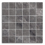 Apex Charcoal Natural Square Porcelain Mosaic Tile Apex Charcoal Natural Square Porcelain Mosaic Tile - American Tile Depot