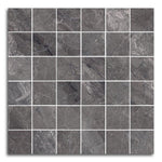 Apex Charcoal Natural Square Porcelain Mosaic Tile Apex Charcoal Natural Square Porcelain Mosaic Tile - American Tile Depot