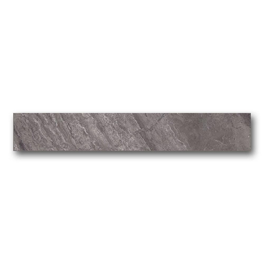 Apex Charcoal Naturale Bullnose 2x12 Molding Trim Apex Charcoal Naturale Bullnose 2x12 Molding Trim - American Tile Depot