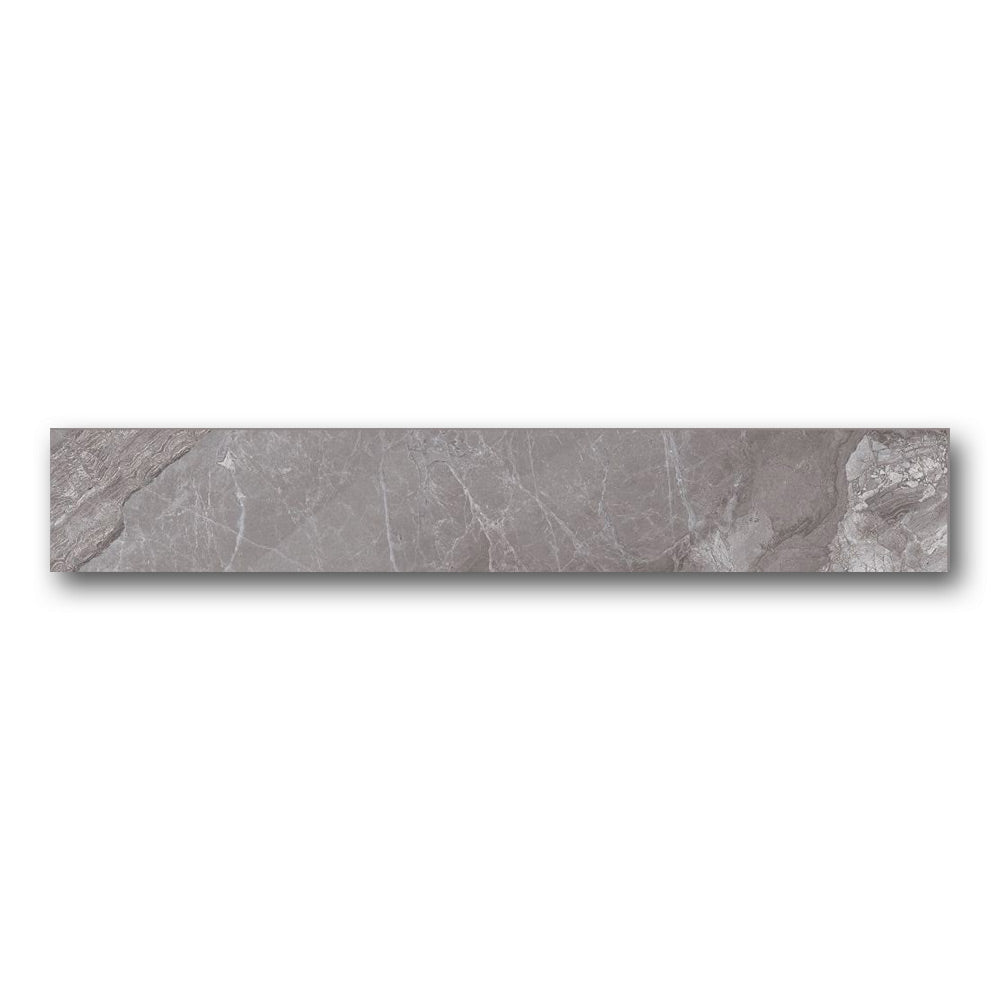 Apex Grey Levigato Bullnose 2x12 Molding Trim