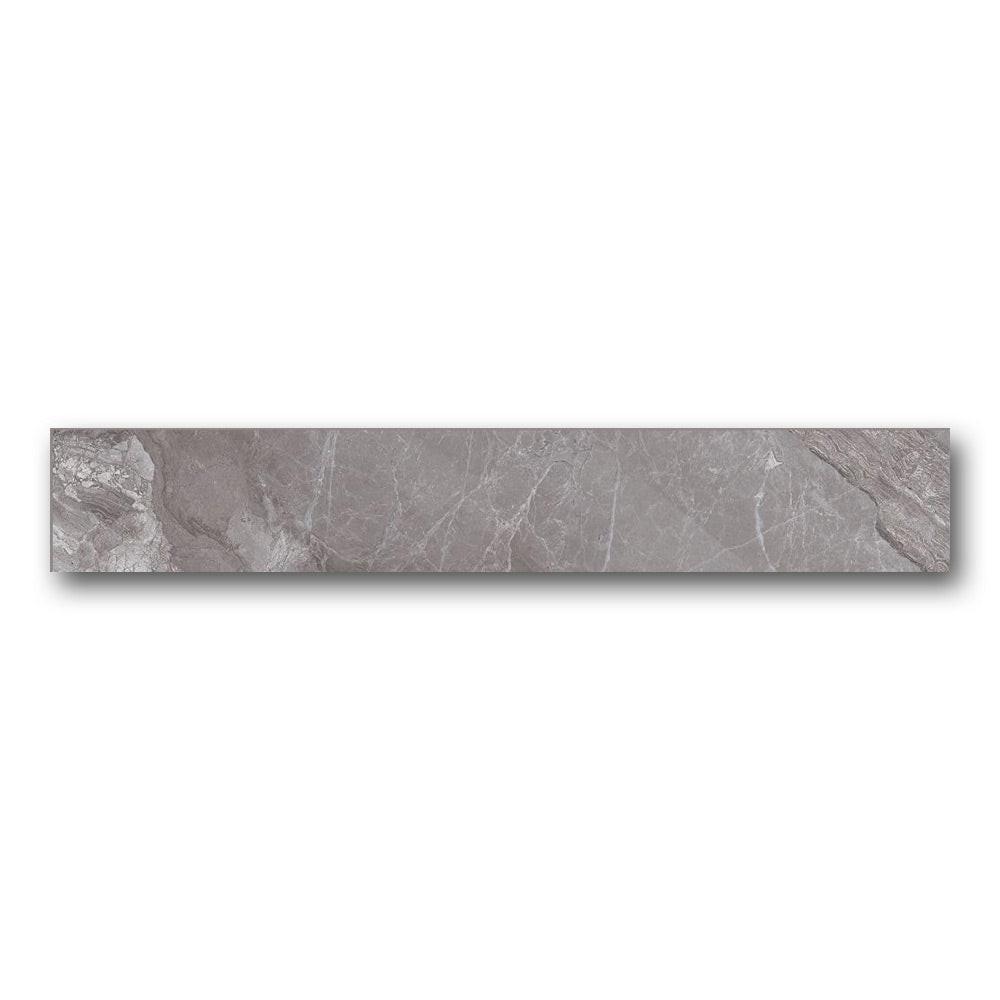 Apex Grey Levigato Bullnose 2x12 Molding Trim Apex Grey Levigato Bullnose 2x12 Molding Trim - American Tile Depot