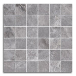 Apex Grey Naturale Square Porcelain Mosaic Tile Apex Grey Naturale Square Porcelain Mosaic Tile - American Tile Depot