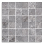 Apex Grey Naturale Square Porcelain Mosaic Tile Apex Grey Naturale Square Porcelain Mosaic Tile - American Tile Depot