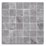 Apex Grey Naturale Square Porcelain Mosaic Tile Apex Grey Naturale Square Porcelain Mosaic Tile - American Tile Depot