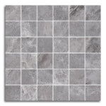 Apex Grey Naturale Square Porcelain Mosaic Tile Apex Grey Naturale Square Porcelain Mosaic Tile - American Tile Depot