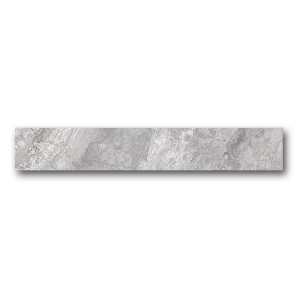 Apex Silver Levigato Bullnose 2x12 Molding Trim Apex Silver Levigato Bullnose 2x12 Molding Trim - American Tile Depot
