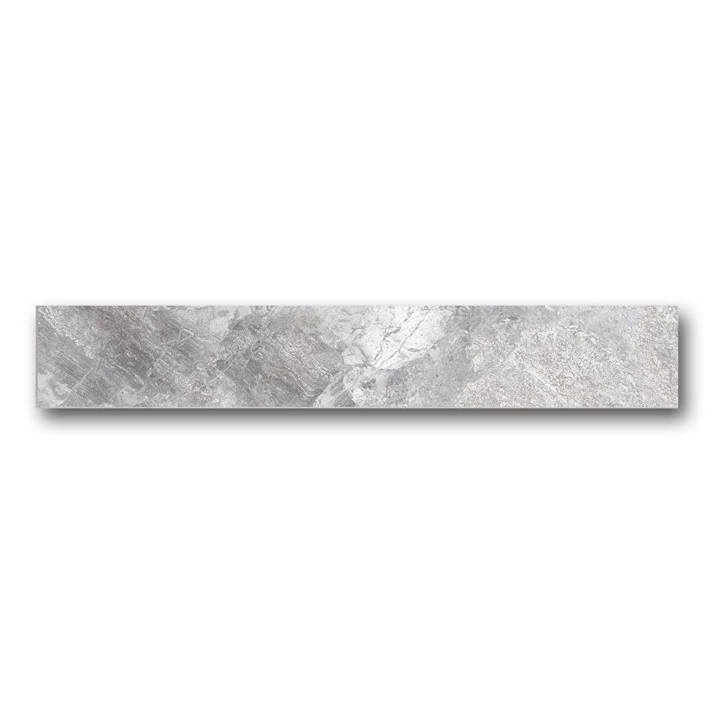 Apex Silver Naturale Bullnose 2x12 Molding Trim Apex Silver Naturale Bullnose 2x12 Molding Trim - American Tile Depot