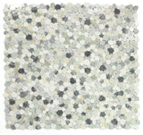 Athena Brigid Grassland Polished Pebble Marble Mosaic Tile