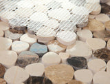 Athena Brigid Spain Polished Pebble Marble Mosaic Tile