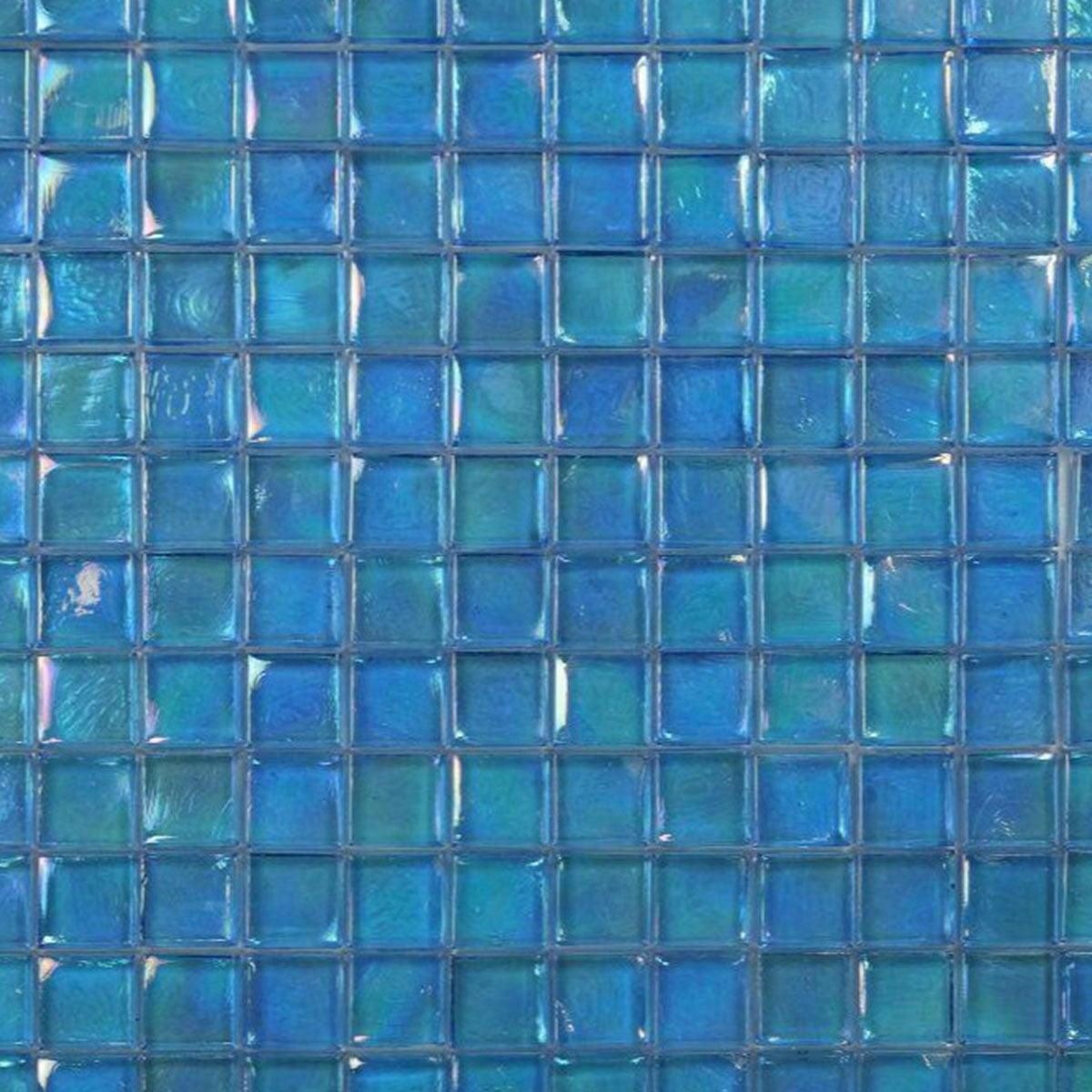 Aquarius Fancy Blue Square Glass Mosaic Tile Aquarius Fancy Blue Square Glass Mosaic Tile - American Tile Depot