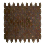 Aquarius Taupe Circular Glass Mosaic Tile Aquarius Taupe Circular Glass Mosaic Tile - American Tile Depot