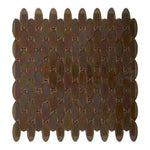 Aquarius Taupe Circular Glass Mosaic Tile Aquarius Taupe Circular Glass Mosaic Tile - American Tile Depot