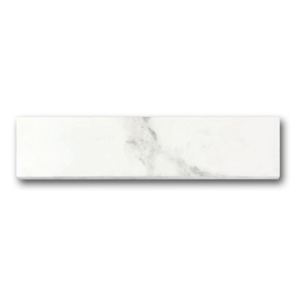 Archaic Blanc Matte Bullnose 3x12 Molding Trim Archaic Blanc Matte Bullnose 3x12 Molding Trim - American Tile Depot