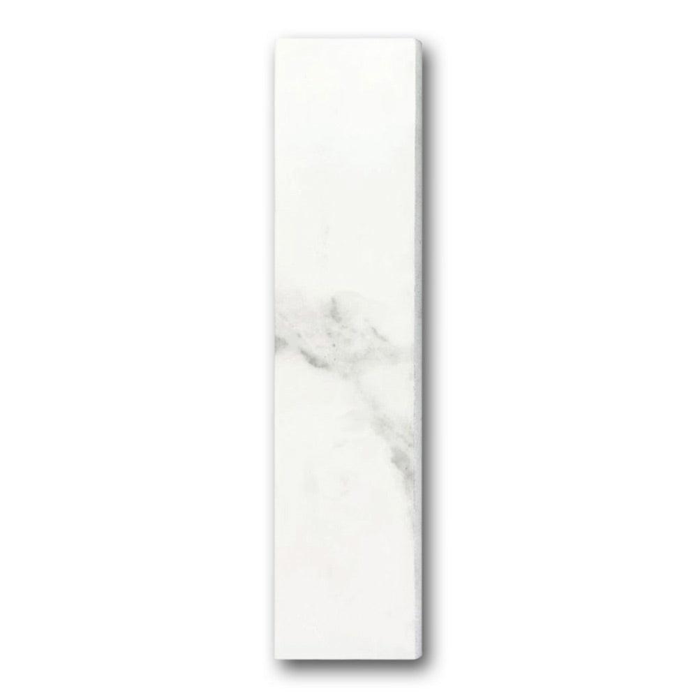 Archaic Blanc Matte Bullnose 3x12 Molding Trim Archaic Blanc Matte Bullnose 3x12 Molding Trim - American Tile Depot