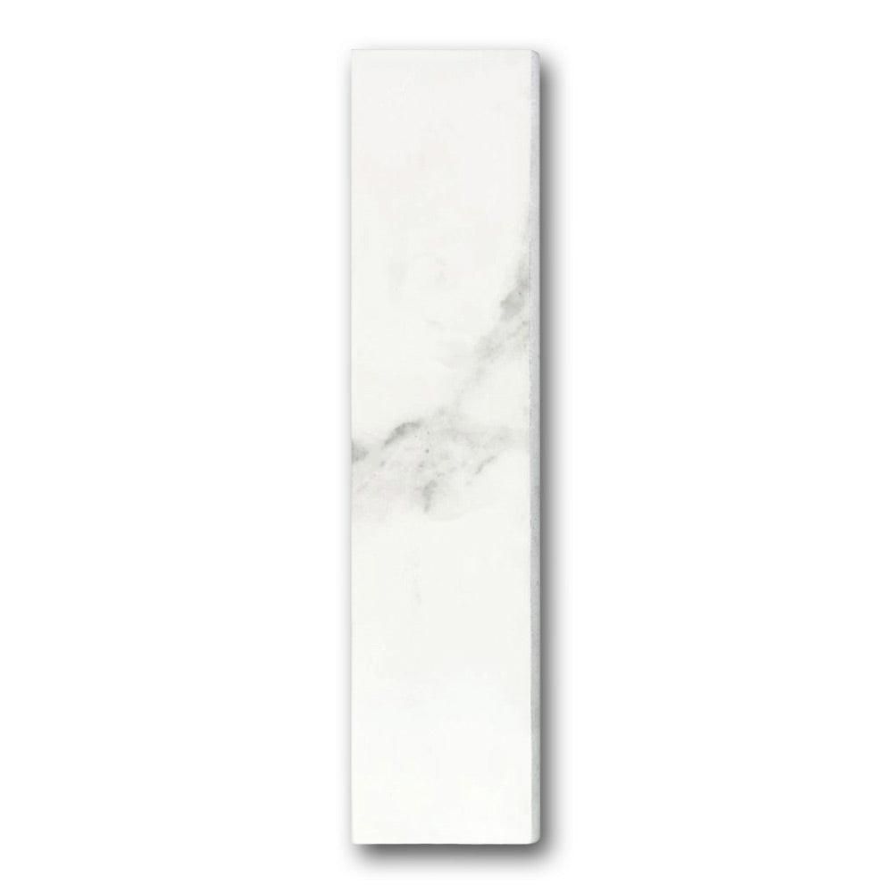 Archaic Blanc Matte Bullnose 3x12 Molding Trim Archaic Blanc Matte Bullnose 3x12 Molding Trim - American Tile Depot