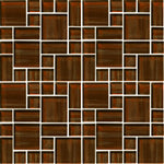 Atlas Brown Square Glass Mosaic Wall Tile Atlas Brown Square Glass Mosaic Wall Tile - American Tile Depot