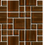 Atlas Brown Square Glass Mosaic Wall Tile Atlas Brown Square Glass Mosaic Wall Tile - American Tile Depot