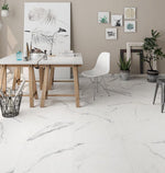 21x21 Boulevard Gray Marble Look Matte Porcelain Tile - American Tile Depot