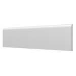 3x12 Palette Gray Glossy Solid Color Ceramic Bullnose Tile - American Tile Depot