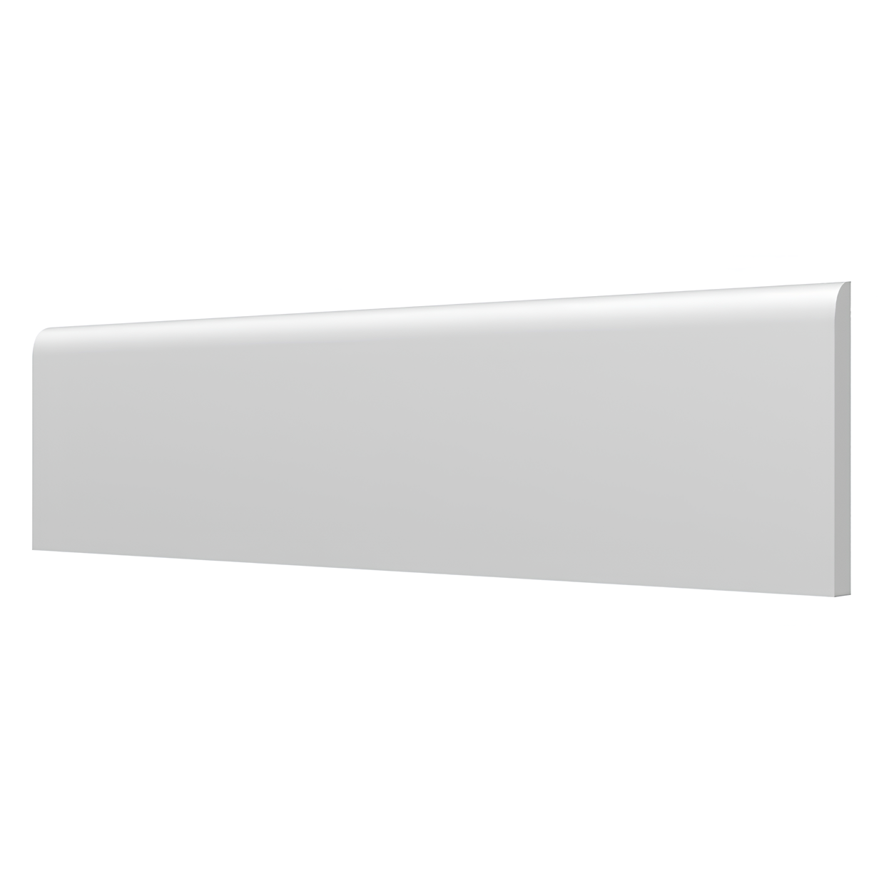 3x12 Palette Gray Glossy Solid Color Ceramic Bullnose Tile - American Tile Depot